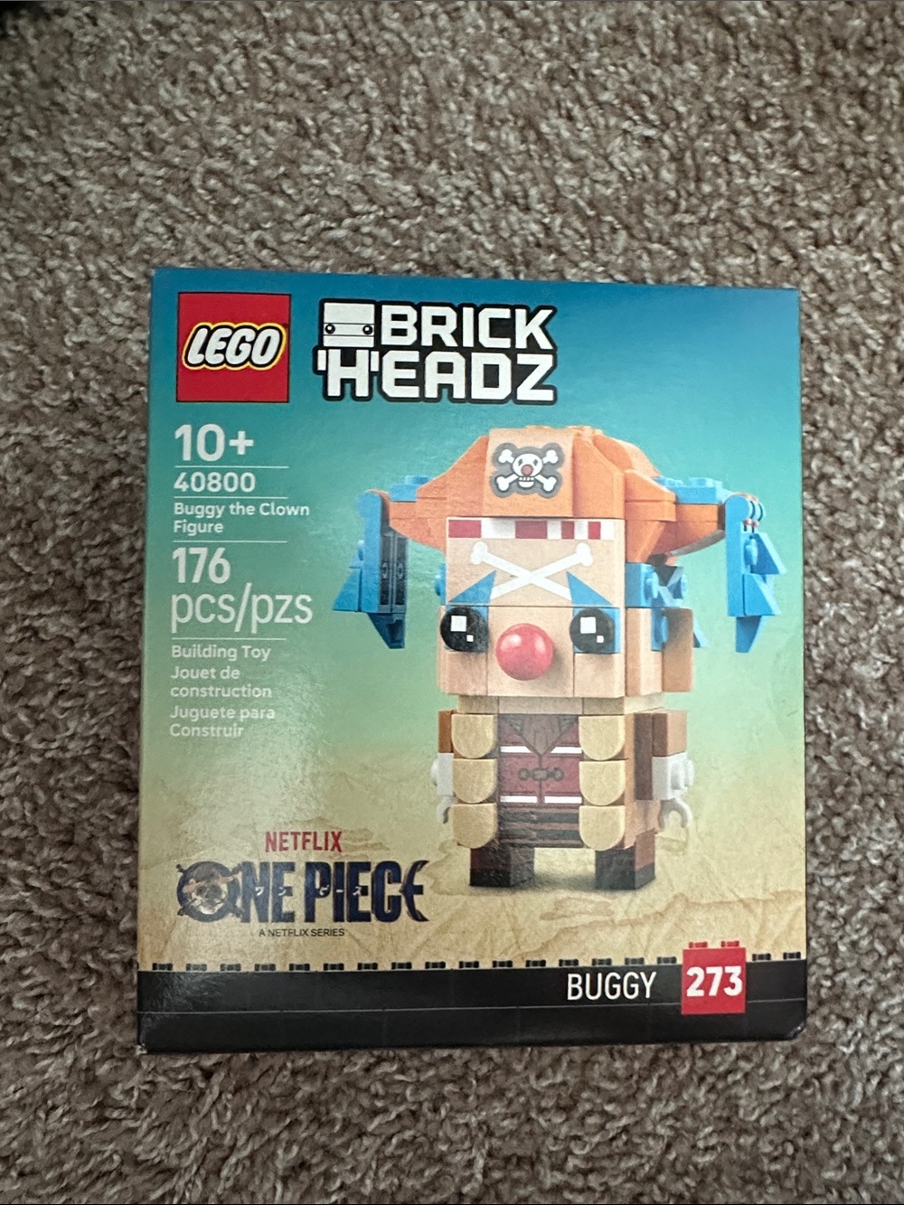 Lego BrickHeadz Buggy the Clown - Orange, Blue, Red
